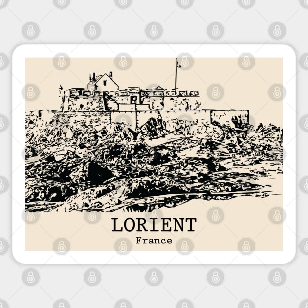 Lorient - France Sticker by Lakeric